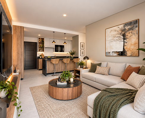 Departamento 61.4 m²